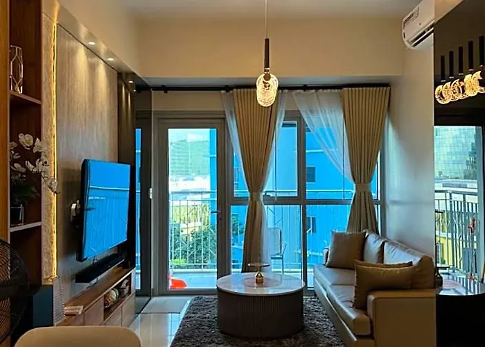 Stylish 1br Near Airport Facing The Bay - 7b 4* Manila